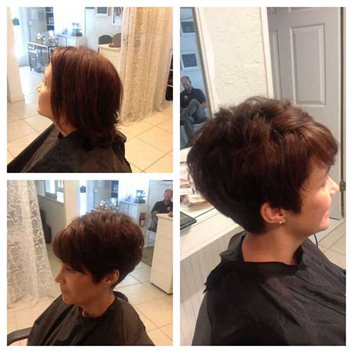 Short Cute Hairstyle for Thick Pixie Hair Style