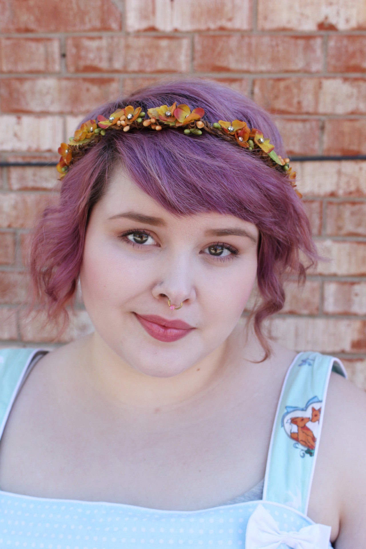 Short Wavy Colored Hair