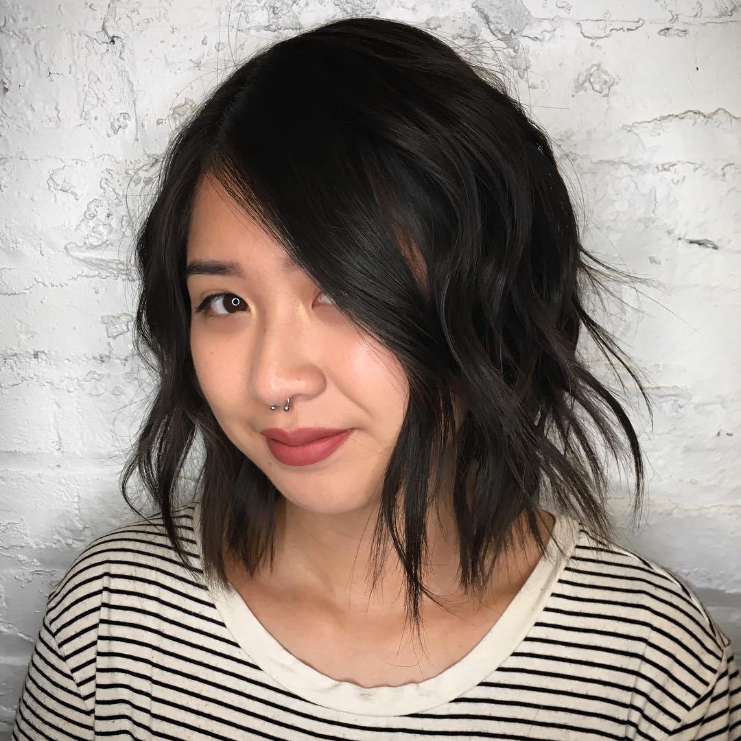 Shoulder Length Shaggy Hair