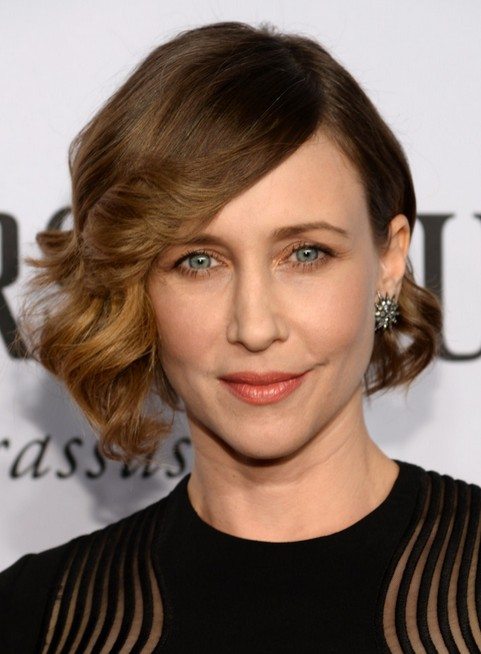 Side Swept Asymmetrical Wavy Bob
