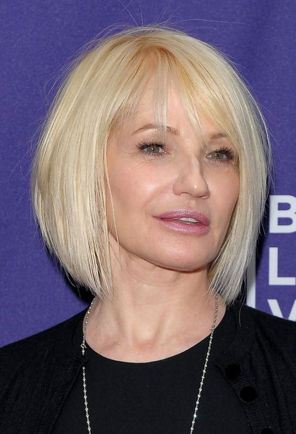 Straight Blonde Bob Haircut
