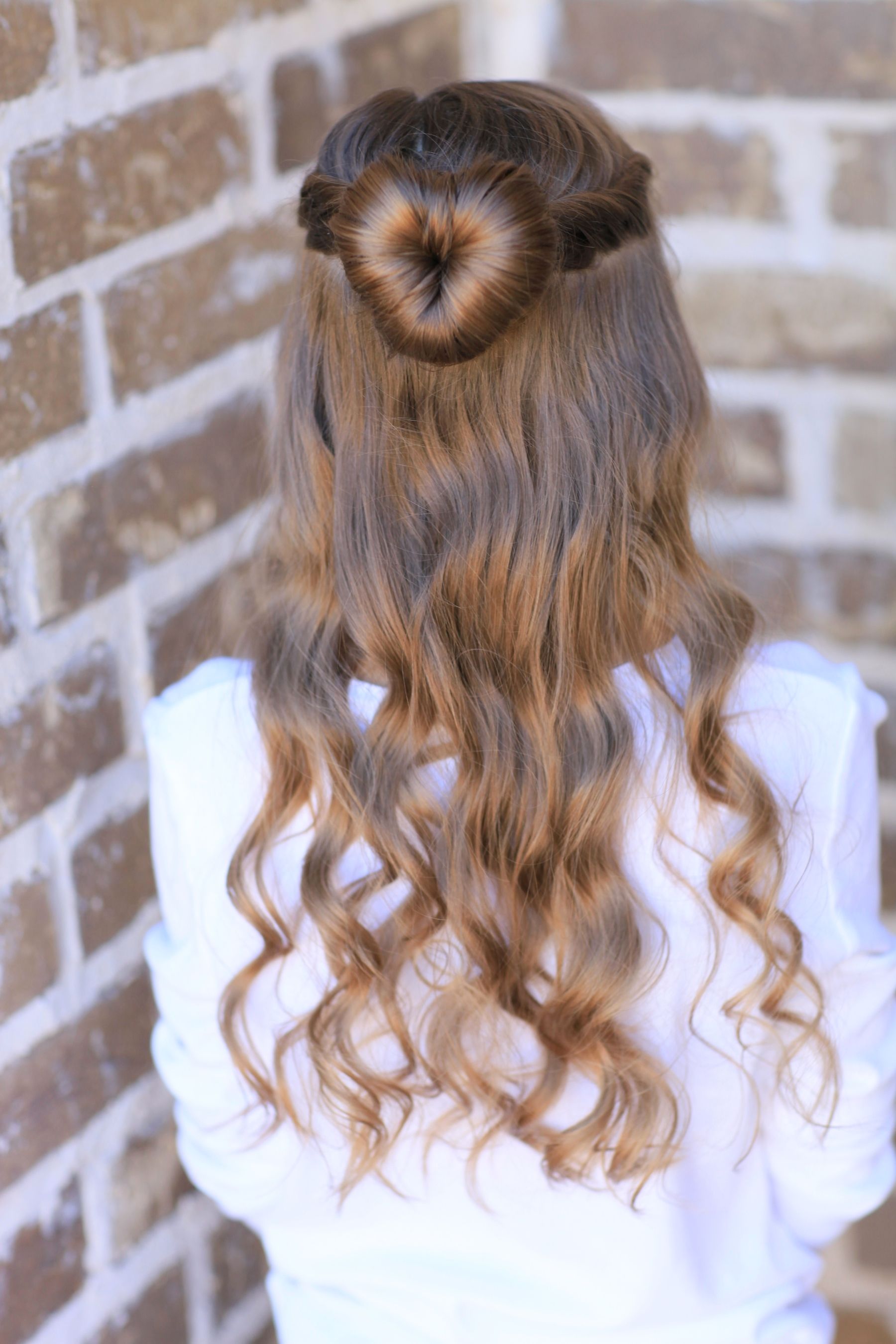 Twisted Half Updo Bun