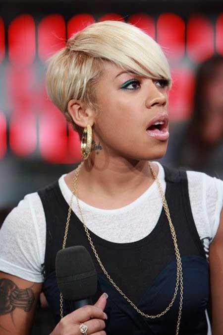 Very Nice Pixie Cut with Side swept Bangs