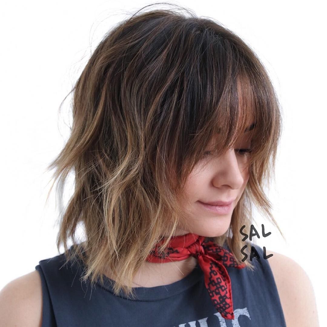 Wavy Layered Bob