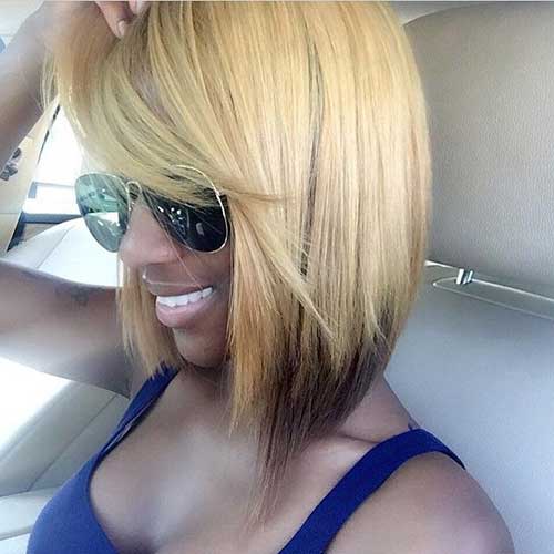 Black Girl Bob Side View
