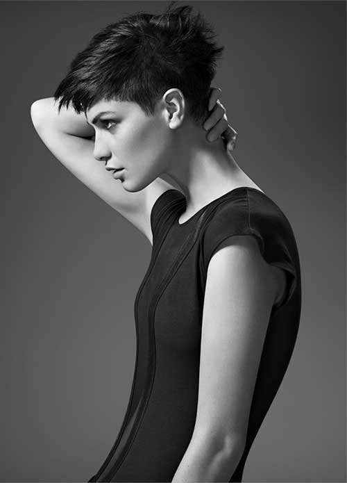 Cool Short Faded Pixie for Girls