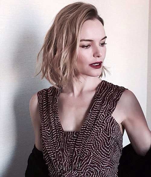 Cute Short Casual Wavy Bob Cut for Girls