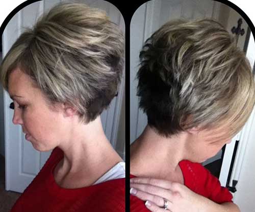 Cute Very Short Graduated Bob Cut for Girls