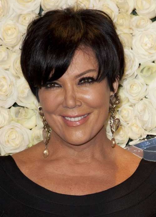 Fine Pixie Dark Hair for Over 50