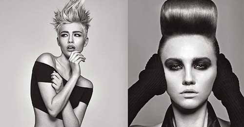 Futuristic Spiked Short Haircut