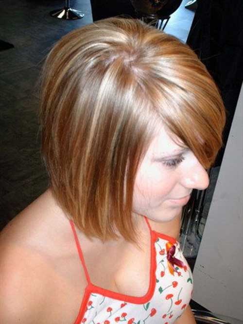 Medium Inverted Bob Hair with Side Bangs