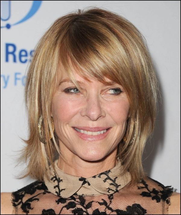 Medium Layered Bob with Side Bangs