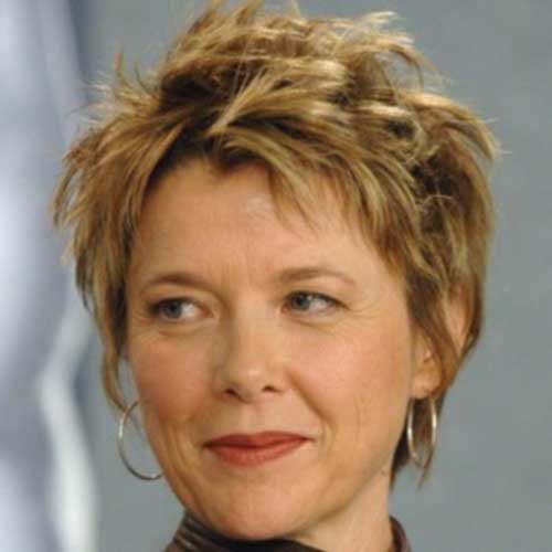 Messy Spikes Hairstyle for Short Hair