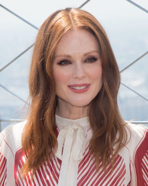 Middle Parted Shoulder Length Wavy Hair
