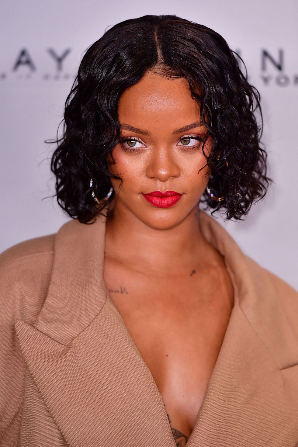 Middle Parted Wavy Curly Bob