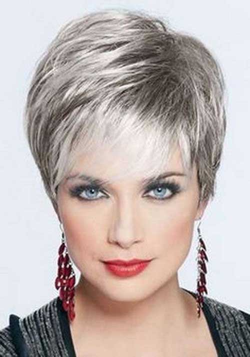 Natural Short Haircut for Over 50