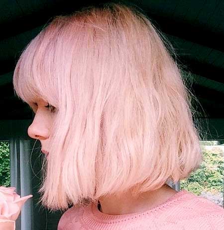 Pink Colored Wavy Hair for Women