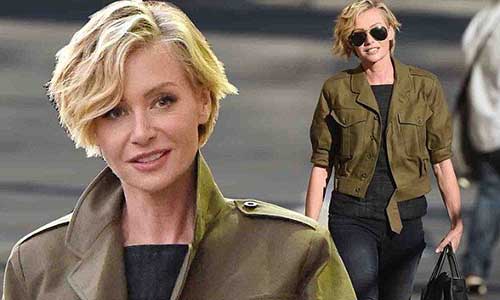 Portia de Rossi’s Short Blonde Hairstyle