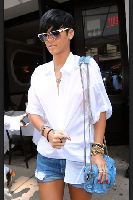 Short Black Straight Hair