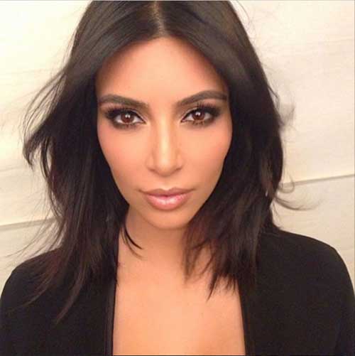 Short Dark Straight Hair Women