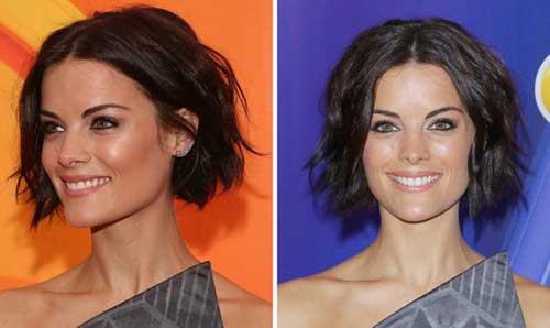 Short Dark Wavy Haircut for Women