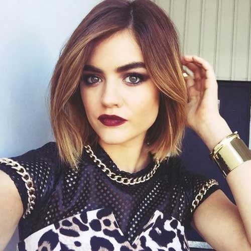 Short Highlighted Haircut for Women