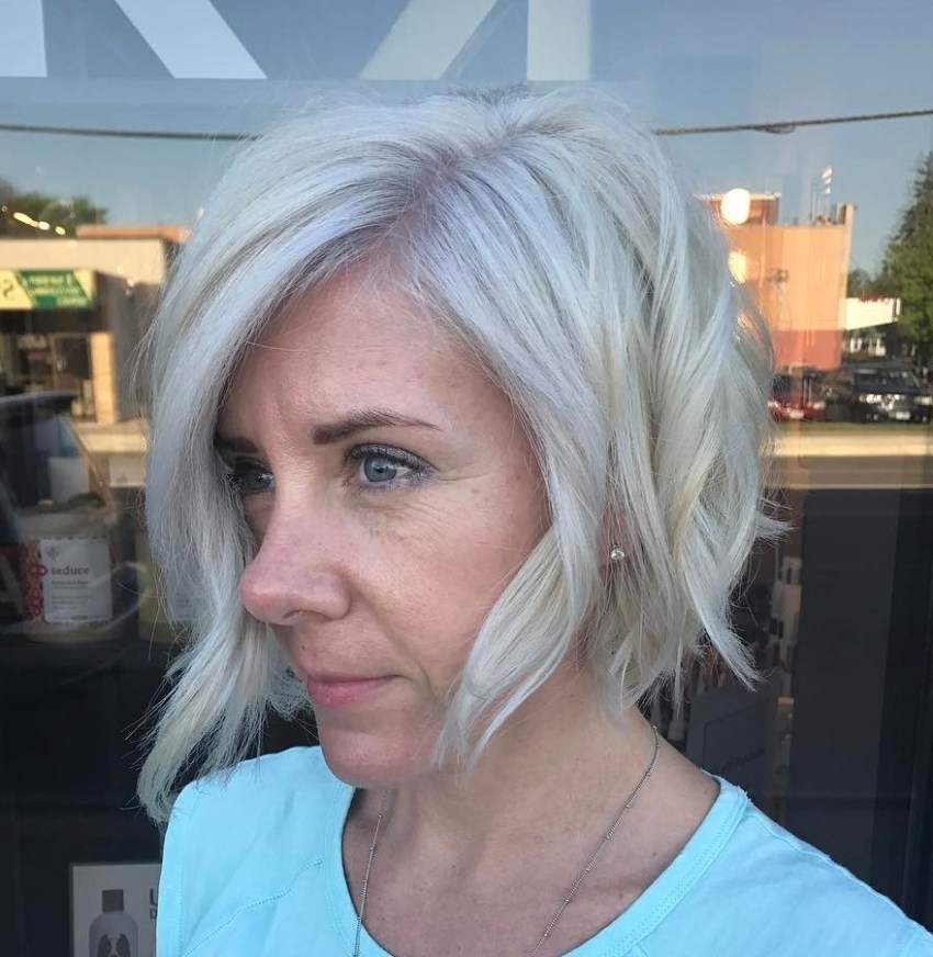 Side Part with Waves