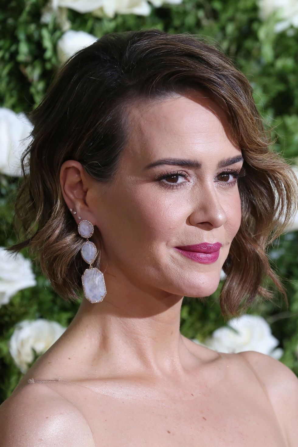 Side Swept Asymmetrical Wavy Bob