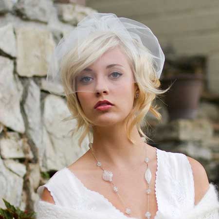 The Golden Blonde Flip Out Wedding Bob Hair