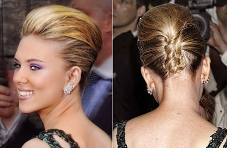 The Lovely and Charming Modern French Twist Hairstyle for the Wedding