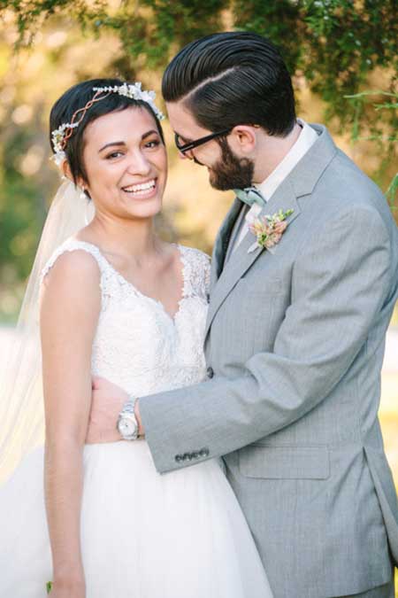 The Nice and Charming Pixie Wedding Hair