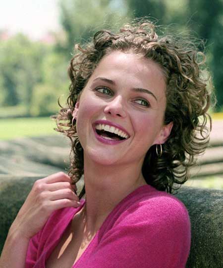 Very Curly and Short Haircut