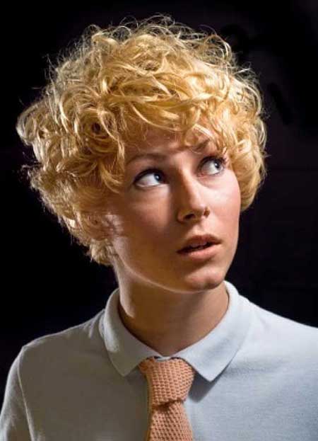 Very Short Curly Haircut