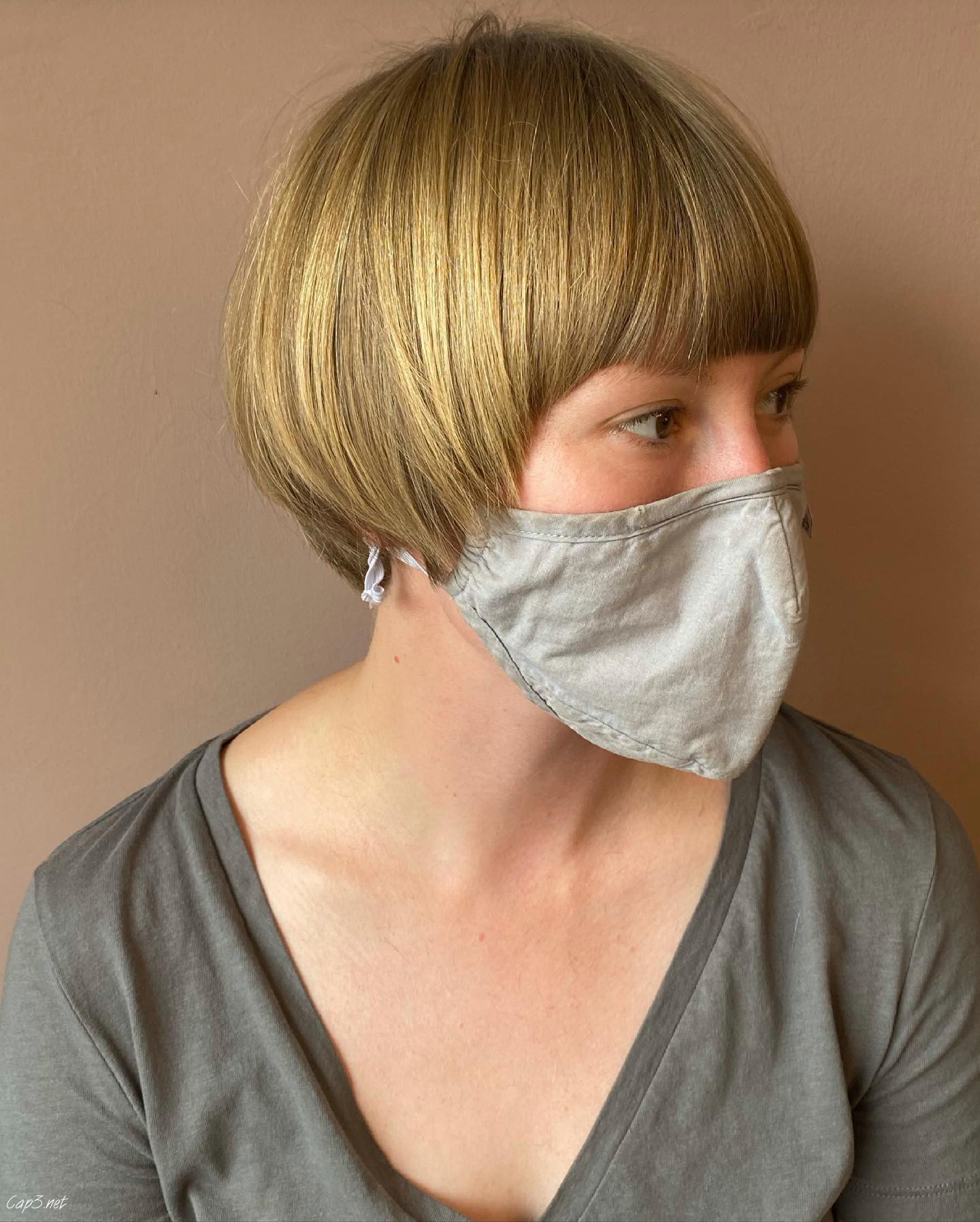 Blonde Pageboy Haircut
