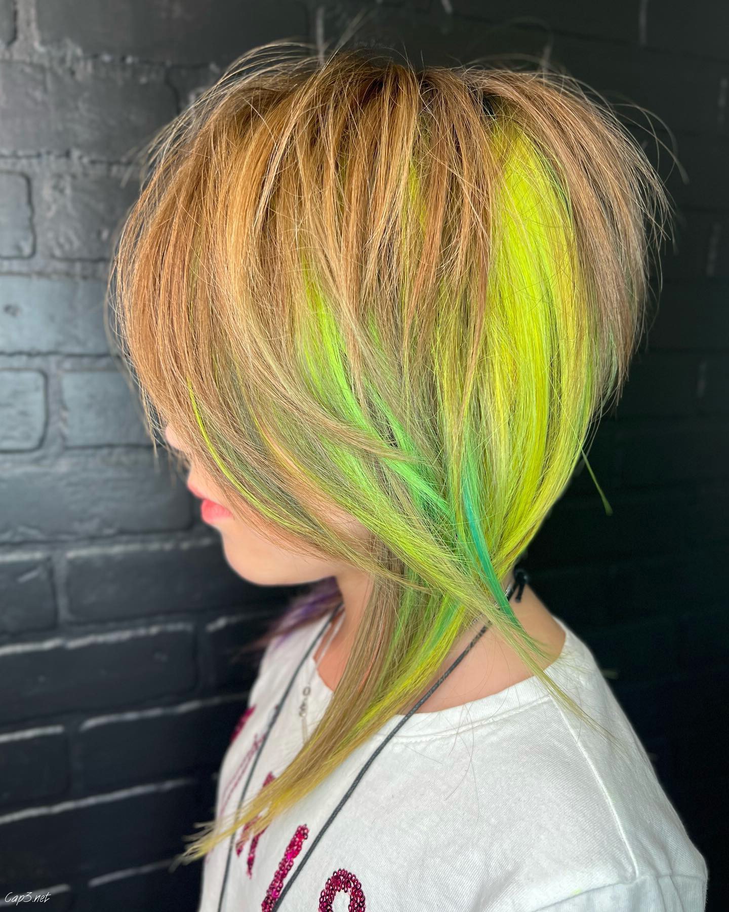 Bright Neon Bob