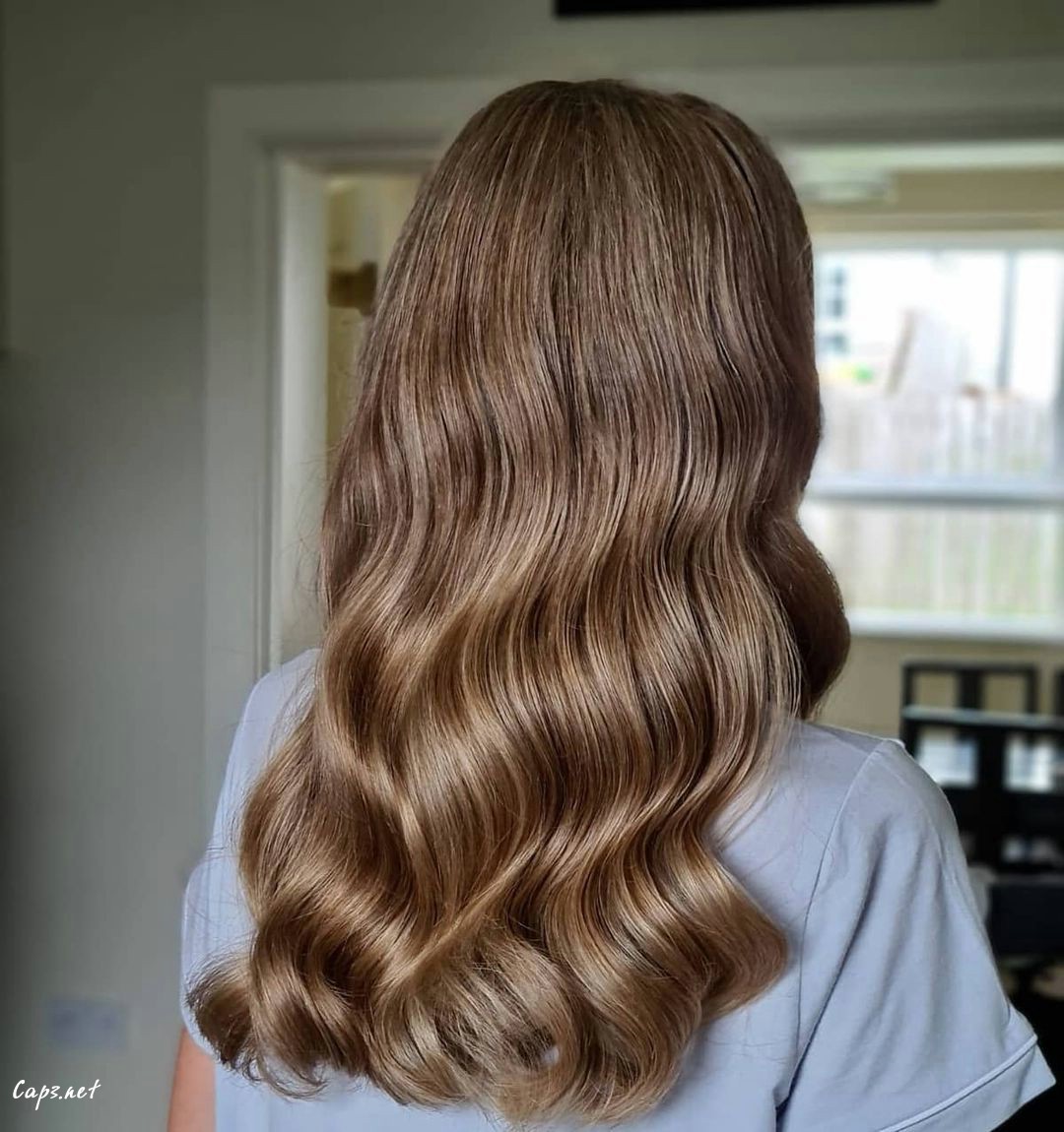 Brown Color Finger Waves