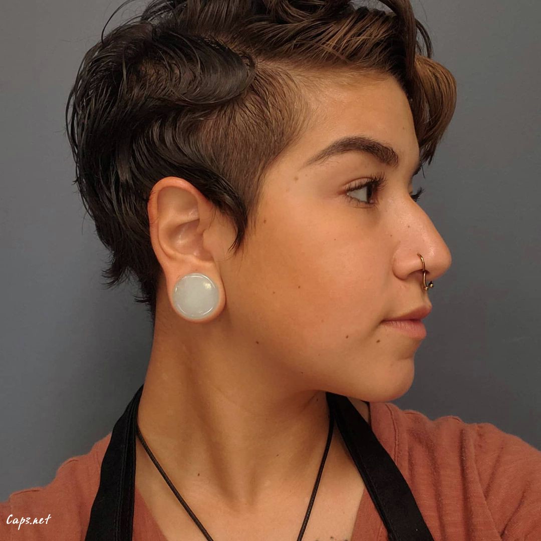 Buzz Cut Finger Waves