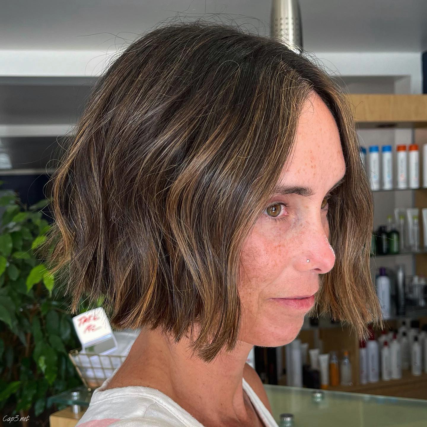 Chopped Bob Natural Brown