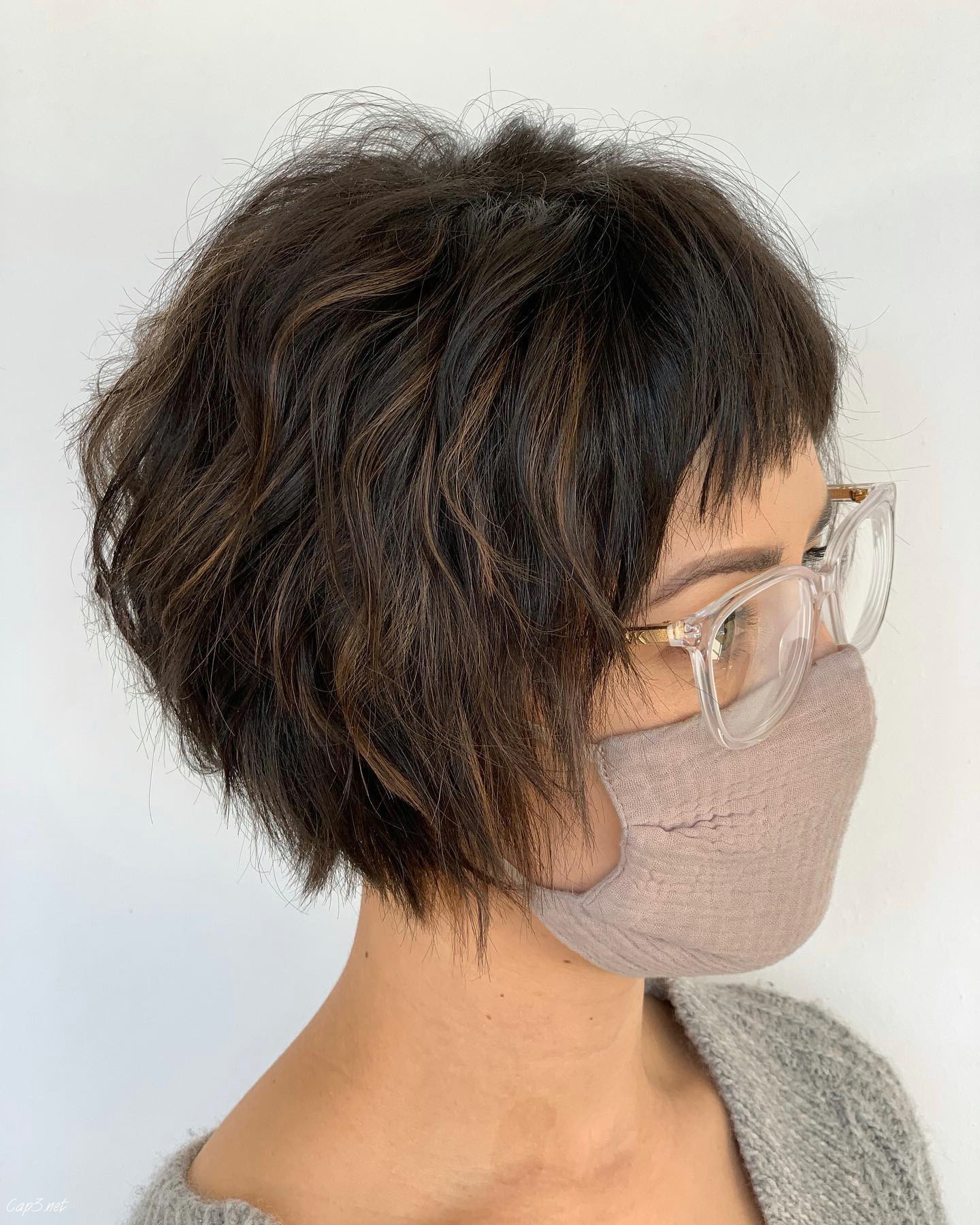 Chopped Hair With Fringe