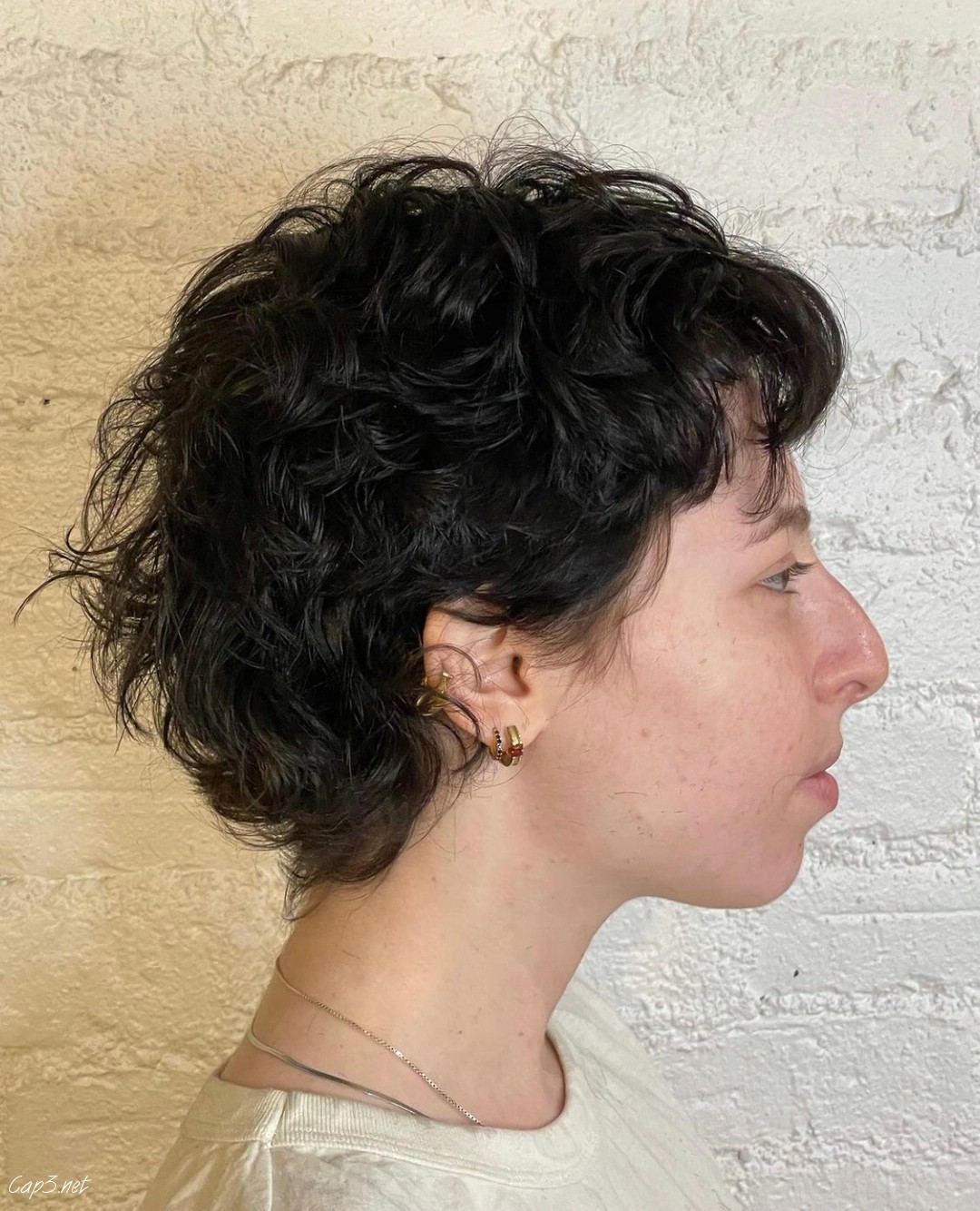 Dark Brown Shaggy Haircut