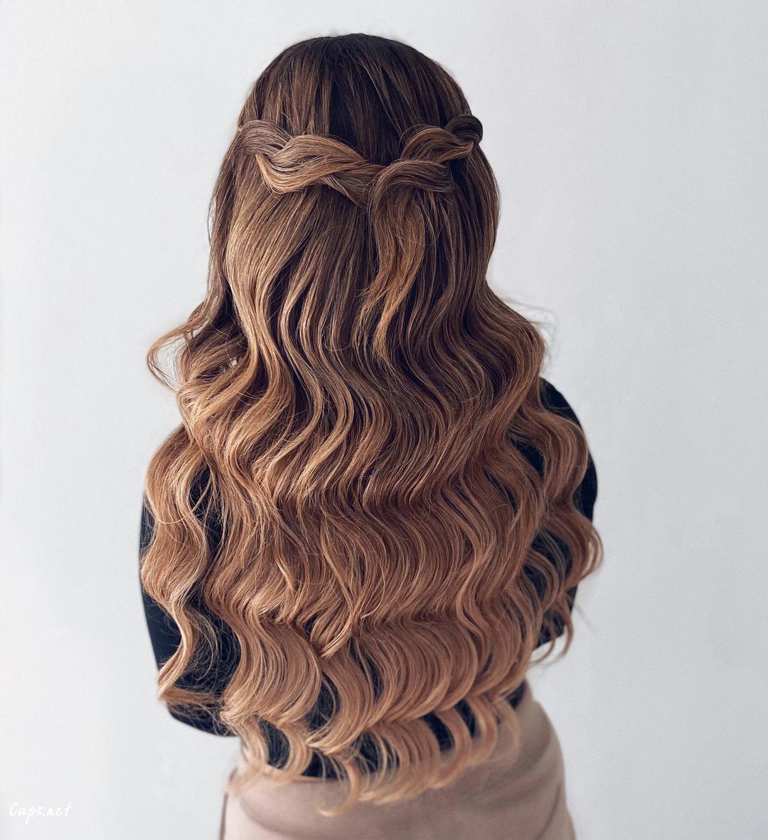 Light Brown Hair With A Braid Detail