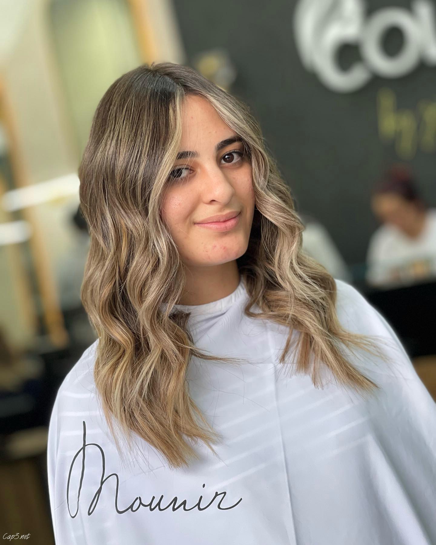 Pastel Wavy Haircut
