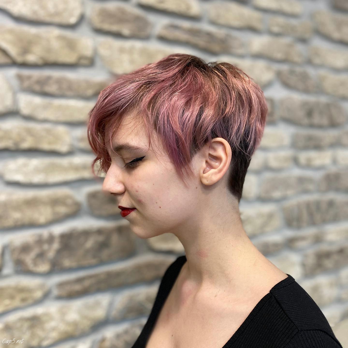 Pink Purple Color Combo Pixie