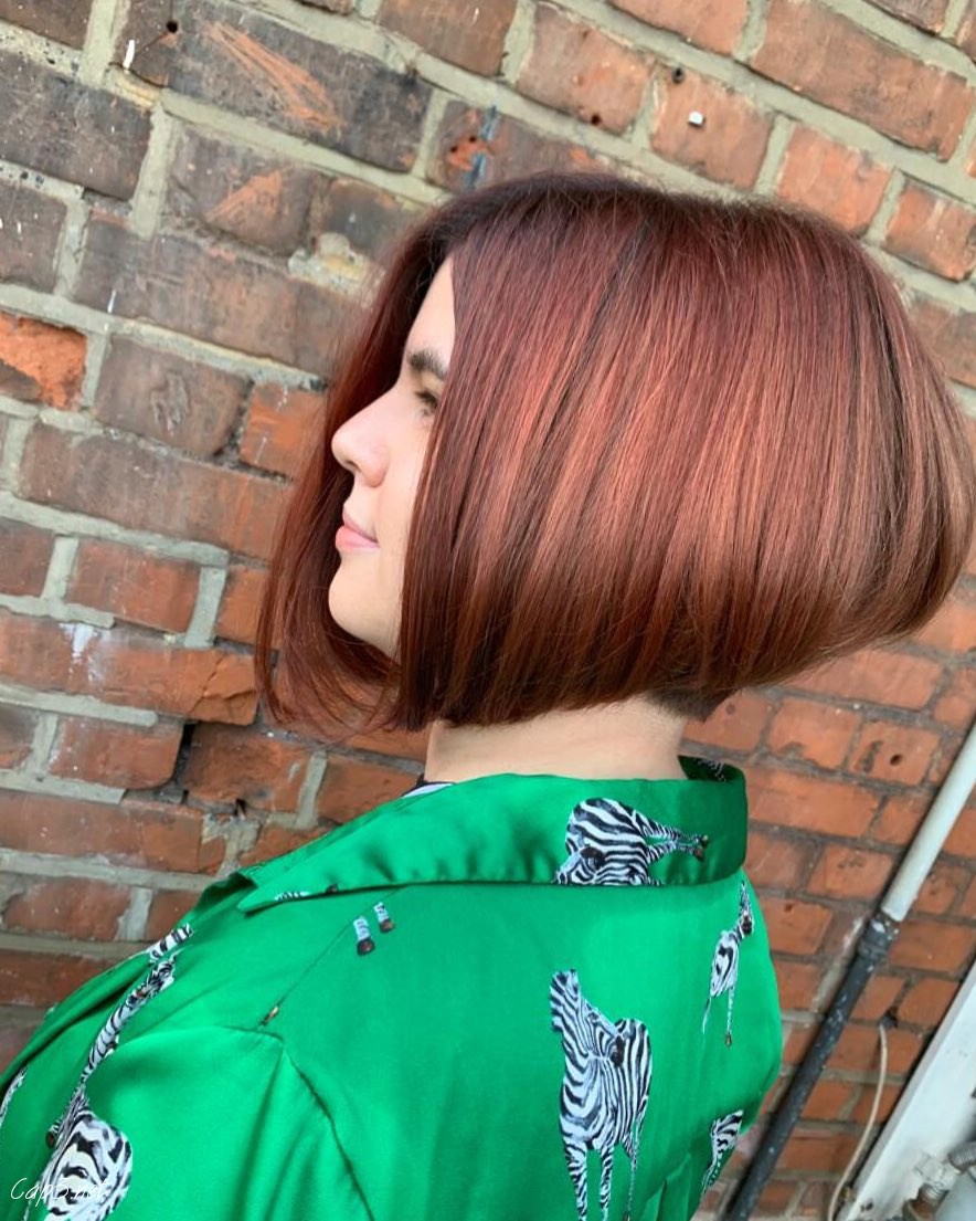 Red Bob Cut