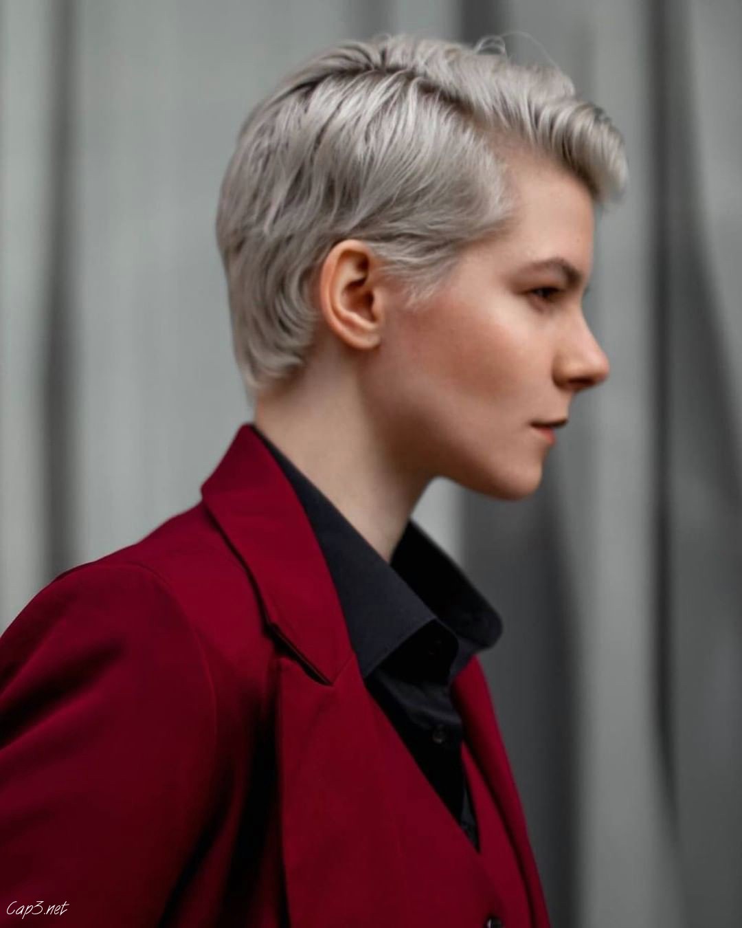 Silver Tomboy Hair