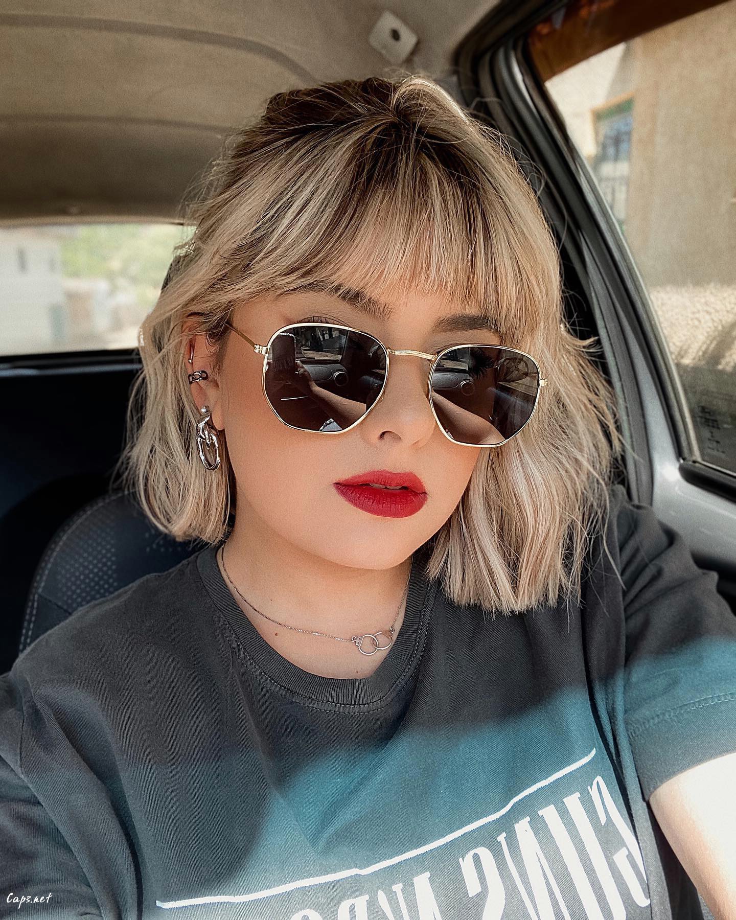 Cute Blonde Wispy Bob