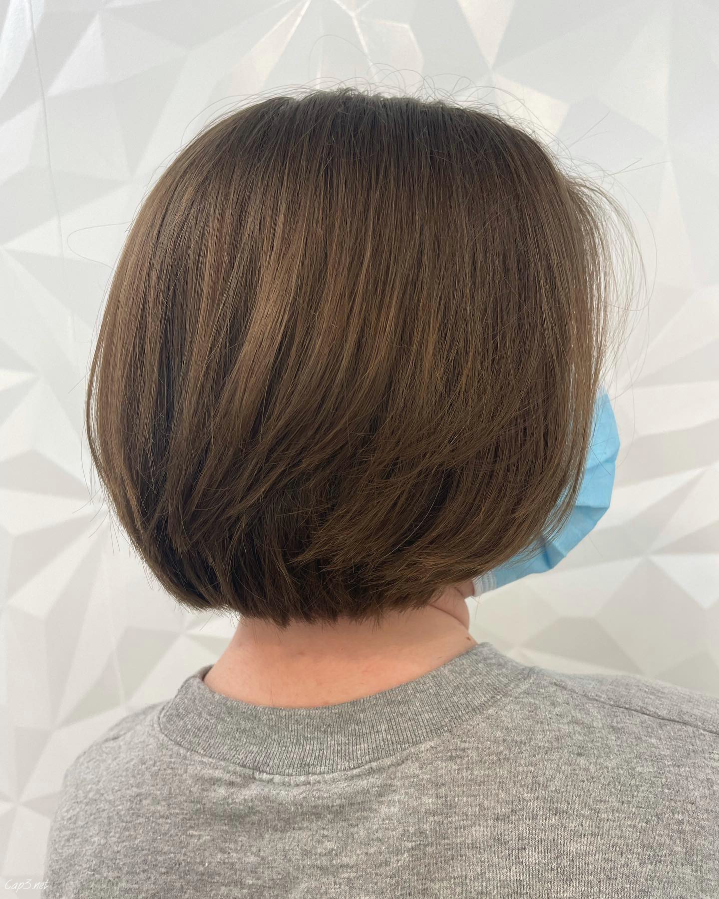 Dark Blonde Layered Bob