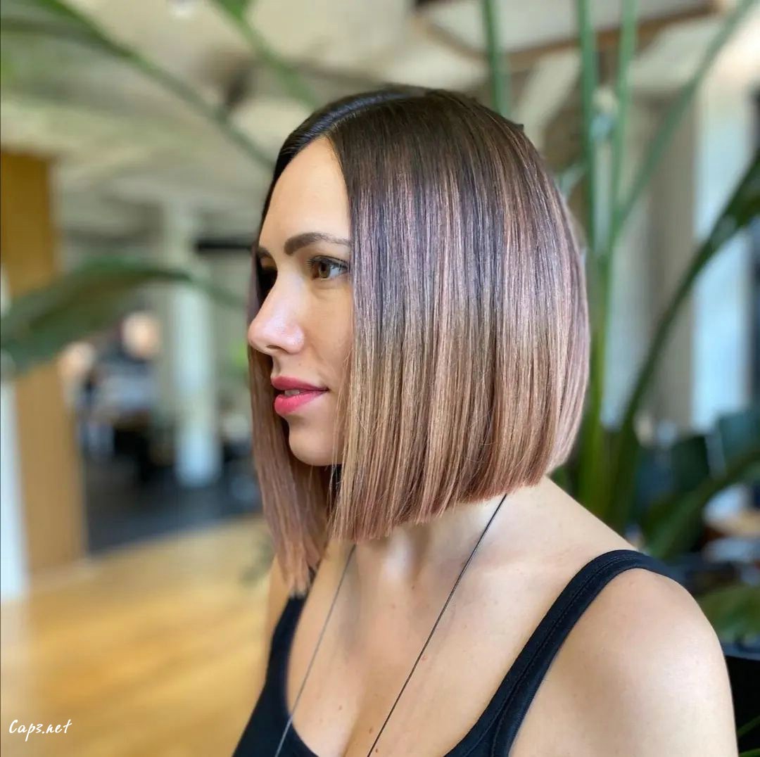 Defined Blonde Bob