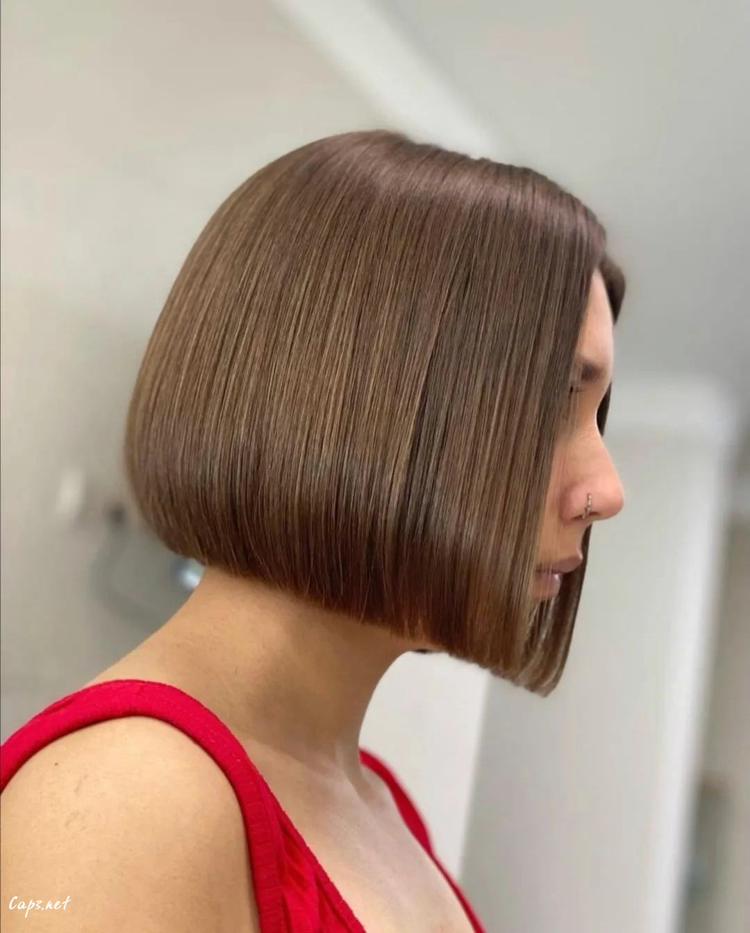 Defined Brown Haircut
