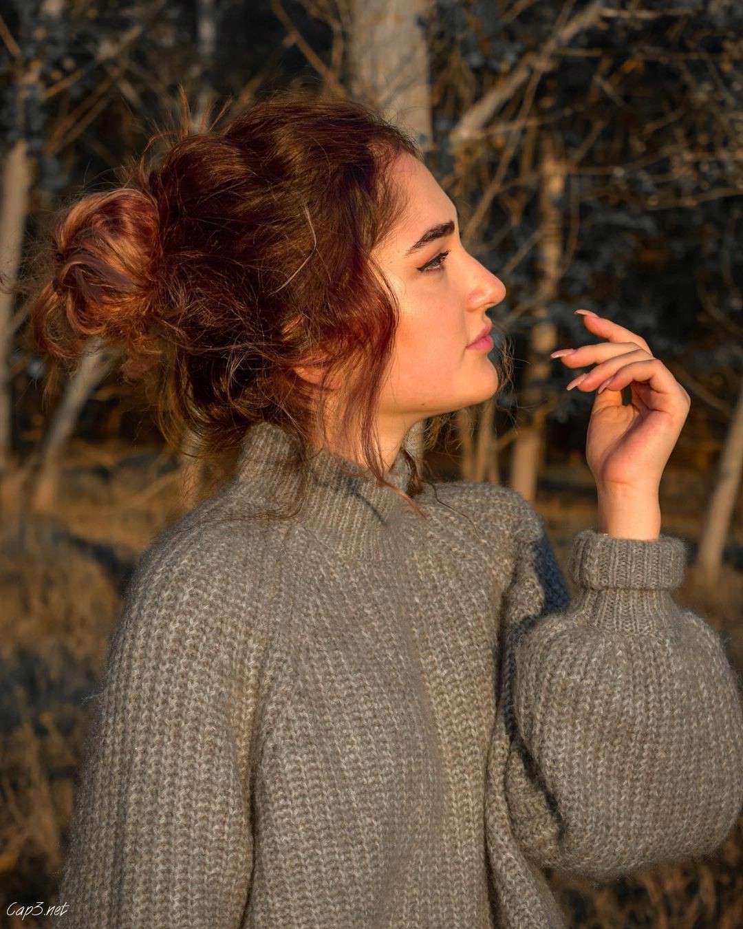 Fluffy Messy Bun Hairstyle